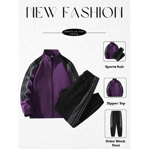 Conjunto Deportivo Informal Unisex 2025 con Cremallera Completa, Transpirable, 100% Algodón, Felpa, Sudadera con Capucha de Manga Larga, Logotipo Personalizado, Dos Piezas, Invierno - Product Image 4