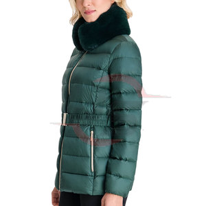 Chaqueta acolchada de punto transpirable de alta calidad para mujer, chaqueta de tamaño personalizado - Product Image 2