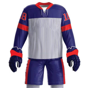 Uniforme de Hockey sobre Hielo 100% Poliéster, Ropa Deportiva, Jersey de Equipo, Uniforme de Hockey sobre Hielo de Alta Calidad - Product Image 3