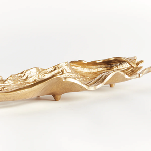 Bandeja de Servicio de Metal Floral Vintage Ecológica Hecha a Mano, Superficie Repujada, Apta para Lavavajillas y Microondas, Tamaño y Forma Personalizados, Pulida - Product Image 5