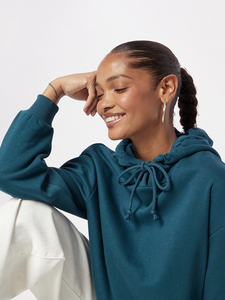 Sudadera con capucha estampada transpirable de tendencia superior para mujer al por mayor OEM nueva llegada Sudadera con capucha de talla grande logotipo personalizado sudaderas con capucha para mujer - Product Image 4
