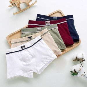 Calzoncillos Boxer Personalizados con Logotipo para Hombre, Shorts para Niños, Ropa Interior Transpirable, Calzoncillos Boxer de Algodón para Hombre - Product Image 1