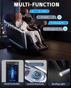 Top-selling New 4D Full Body Massage <b>Chair</b> with Flexible 166 Track, Light, 18 Massage Modes, 11 Techniques, 36 Airbags, <b>Gravity</b> - Product Image 3