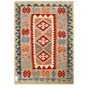 Juego de Alfombras Kilim de Maimana, Afganistán, 122 x 87 cm - Product Image 1
