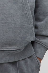 Survêtement zippé surdimensionné personnalisé en coton épais deux pièces sweats à capuche zippés et pantalons de survêtement hommes survêtements de vente chaude - Product Image 5