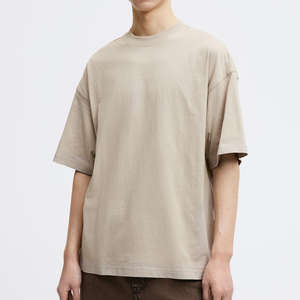 เสื้อยืดผู้ชายแขนสั้นธรรมดาผ้าคอตตอน100% แบบสั่งตัดสไตล์ใหม่สำหรับฤดูร้อนของ2025 - Product Image 3