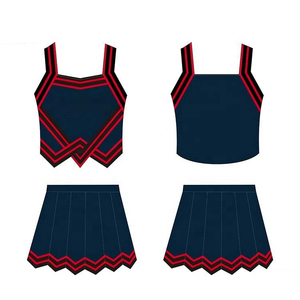Uniformes de pom-pom girls personnalisés, uniformes de cheerleading OEM, ensembles d'uniformes de cheerleading et de danse avec strass All Star - Product Image 6