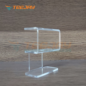 Soporte de exhibición de acrílico transparente y duradero para 1 pinza, para pinzas de pestañas y cejas - Product Image 4