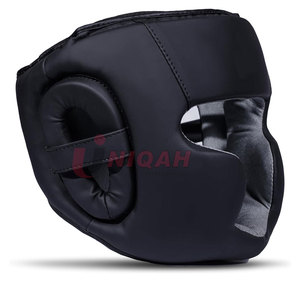 Protector de casco MMA de cuero profesional de la mejor calidad, protector de casco de Kick Boxing para artes marciales, taekwondo, karate, boxeo OEM - Product Image 5
