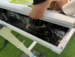 Système de culture hydroponique NFT commercial pour serres agricoles, culture de laitues, herbes et légumes en agriculture sans sol - Product Image 6