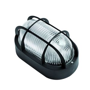 Applicare sigillo ovale nero E27 IP44 (Fenoplastico 7440) - Product Image 1