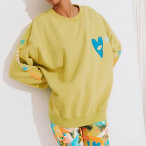 Sudadera con capucha suave de alta calidad a la moda para mujer con mangas acampanadas con cuello en V, conjunto de Top de estilo informal para Niñas para invierno - Product Image 1