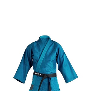 Uniforme de Jiu Jitsu Brasileño Premium con cinturón para entrenamiento y competición con logo personalizado de Zevron Sports. - Product Image 2