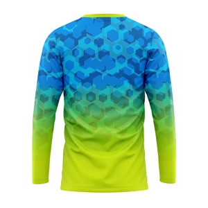 Jersey de Motocross para Hombre Adulto, Impresión Digital Personalizada, Paneles Laterales Elásticos en 4 Direcciones, Retardante de Llama, Transpirable, Spandex/Poliéster - Product Image 2