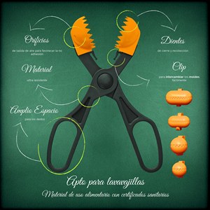 Set di 3 Padelle in Alluminio Forgiato (20/24/28CM) + Utensile Multiuso con 4 Stampi Intercambiabili - Product Image 2