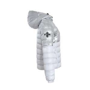 Nueva chaqueta acolchada con cremallera estampada transpirable Nueva chaqueta de invierno con logotipo personalizado más vendida 100% poliéster de ATLANTIC - Product Image 3