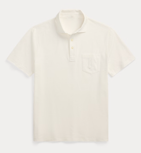 Nouveaux arrivages de polo avec impression de logo brodé personnalisé pour hommes, polo de couleur unie avec poche avant, polos tricotés fournis par ODM - Product Image 5