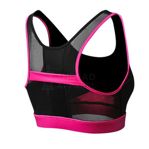 Vente en gros Soutien-gorge de yoga fitness respirant à soutien élevé pour femmes avec coussinets amovibles et design sans couture - Product Image 6