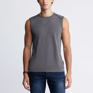 Camiseta sin mangas de secado rápido para hombre al mejor precio, camiseta sin mangas de gimnasio de nuevo diseño, ropa de verano de punto transpirable informal - Product Image 1