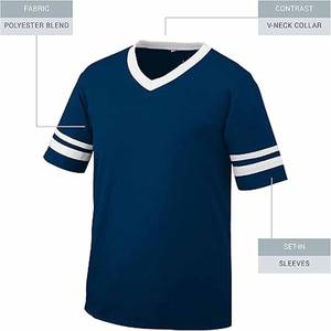 Camiseta de Fútbol de Punto para Hombre, Jersey de Fútbol a Rayas con Excelente Durabilidad y Ajuste Cómodo, Subido por Dress Sports - Product Image 5