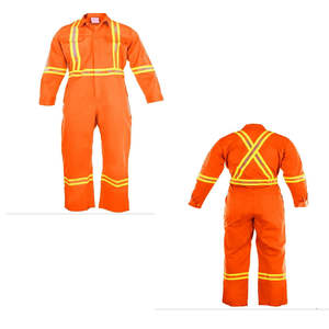 Comfortable Breathable <b>Reflective</b> Fire-Resistant Cotton Safety Construction Windbreaker Jacket Uniform for Mechanic Workwear - Product Image 5