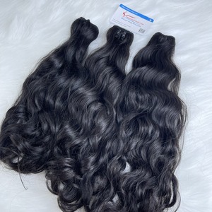 Offre Spéciale été 2024 Remy vierge naturel ondulé Machine Double trame Extensions de cheveux vietnamien cheveux prêt à expédier humain 1 - Product Image 1