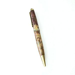 Luxury Handmade Sapphire <b>Ballpoint</b> <b>Pen</b> 0.7 mm Writing Width Stabilized Wood Executive Gift From Vietnam - Product Image 1