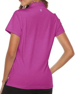La última camiseta de polo de color personalizado para mujer, camiseta de polo de secado rápido y duradera, transpirable, informal, para exteriores, para mujer - Product Image 6