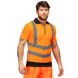 Services professionnels OEM en gros et dernière mode vêtements de sécurité sur mesure les plus vendus hommes vêtements de travail polo t-shirt - Product Image 2