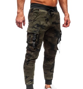 Pantalon cargo en coton pour homme avec cordon de serrage Fabriqué au Pakistan Nouveau pantalon cargo de jogging à imprimé intégral tendance Taille haute - Product Image 2