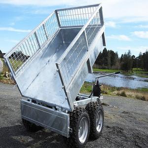 Best Selling Tip <b>Trailer</b> High Quality Aluminum Agricultural Farm <b>Tractor</b> <b>Trailer</b> with Gear & Motor for High Productivity - Product Image 5