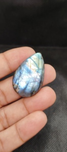 Cabochon de labradorite naturelle de haute qualité, pierre précieuse en vrac pour la fabrication de bijoux - Product Image 3