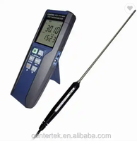 Enregistreur de données de précision avec thermomètre à thermocouple et capteur PT100 en platine, communication USB, matériau plastique, personnalisable ODM