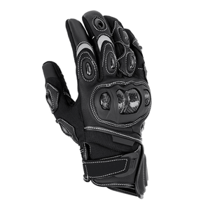 Motorcycle Genuine Leather Riding <b>Gloves</b> Carbon Fiber Protection <b>Touchscreen</b> Cycling Unisex Four Seasons Outdoor Sports Racing - Product Image 2