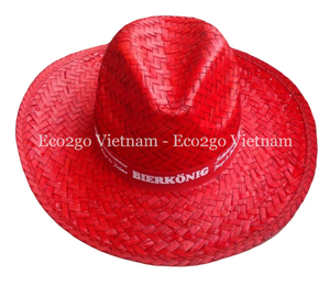 หมวกฟางช่วยชีวิตธรรมชาติกันแดด2025สินค้าขายดีหมวกฟางติดโลโก้ได้ตามต้องการ - Product Image 2