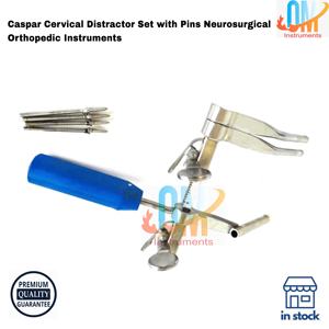 Set de distractor cervical Caspar con pines, instrumentos ortopédicos y neuroquirúrgicos de acero inoxidable de grado quirúrgico reutilizables |   OldMed - Product Image 3