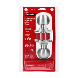 Scatola cromata opaca Hermex con 3 unità di controllo di accesso a blocco a sfera - Product Image 3