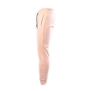 2020 recién llegados pantalones de chándal con logotipo estampado de algodón alto para mujer talla XL Invierno Polar elástico decoración lona medio plano - Product Image 2