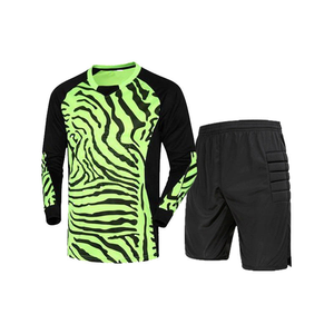 Camiseta de fútbol de manga larga para hombre, nuevo diseño, sublimación en blanco, uniforme de portero y árbitro de fútbol, conjuntos de chándal para adultos - Product Image 1