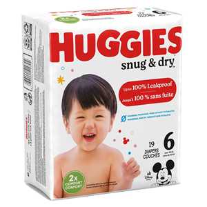 Pour les couches pour bébé Huggies Snug & Dry Livraison rapide en stock Bon prix Vente en gros Toutes les tailles disponibles Coton jetable - Product Image 5