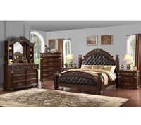 Großhandel moderne Schlafzimmer möbel Antike Luxus Royal Schlafzimmer möbel Set Living Massivholz bett Made in Vietnam