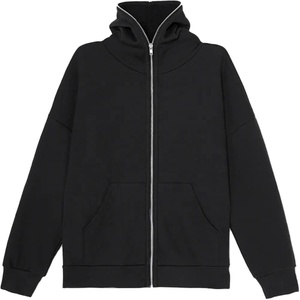 Sweat à capuche patchwork pour hommes vêtements à capuche vêtements décontractés en molleton chaud Streetwear masculin mode automne hiver vêtements d'extérieur - Product Image 1