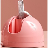 Fabrication de biberons pour bébés en plastique rose avec poignée et paille, ensemble de deux pièces, vente en gros