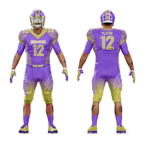 Kits d'uniformes de football américain de haute qualité pantalons extensibles confortables sublimés directs d'usine pantalons courts pour Club - Product Image 5