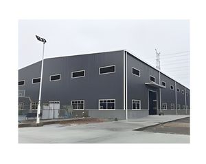 Immersion chaude galvanisée 50 ans de courbure de coupe de durée Bâtiment résistant industriel de structure métallique pour l'utilisation d'usine d'entrepôt - Product Image 1