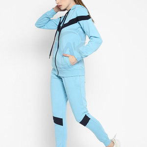 Vente en gros de survêtements légers 100% coton pour femmes Collection hiver de marque privée avec motif solide - Product Image 2