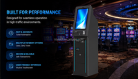 Kiosque de Rédemption TICO (Ticket-in-Card-Out) avec Accepteur de Billets, Distributeur de Cartes Cadeaux, Machines de Jeux d'adresse Fusion, Vortex Pro Steel 1