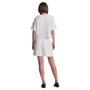 Shorts Bermuda pour femmes, taille mi-haute, décontractés, pour la salle de sport, le yoga, la course à pied, vêtements de sport, vêtements d'été, OEM ODM, vente en gros personnalisée, polyester/coton - Product Image 6