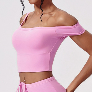 Haut de yoga pour femme Sensation rafraîchissante Séchage rapide Antibactérien Écologique Coupe ajustée Coupe skinny Vêtement décontracté pour le fitness Devant - Product Image 5