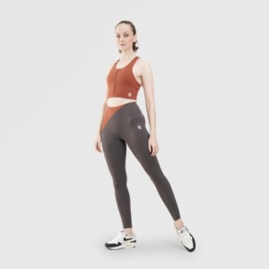Leggings de sport Tide décontractés en nylon et élasthanne, pantalons de yoga avec fonction thermique, design sans couture à motifs pour la gym, avec logo - Product Image 4
